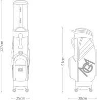 Golf cart travel bag