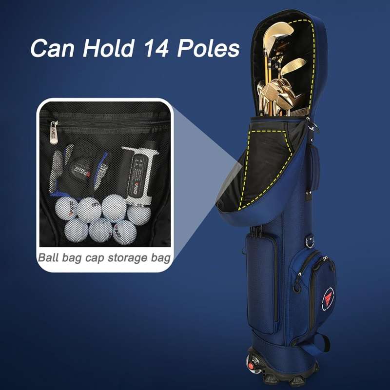 14 - Club Capacity Golf Bag – Built - in Ball & Accessory Storage